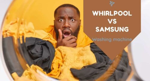 A guy thinking about better washing machine between Whirlpool and Samsung